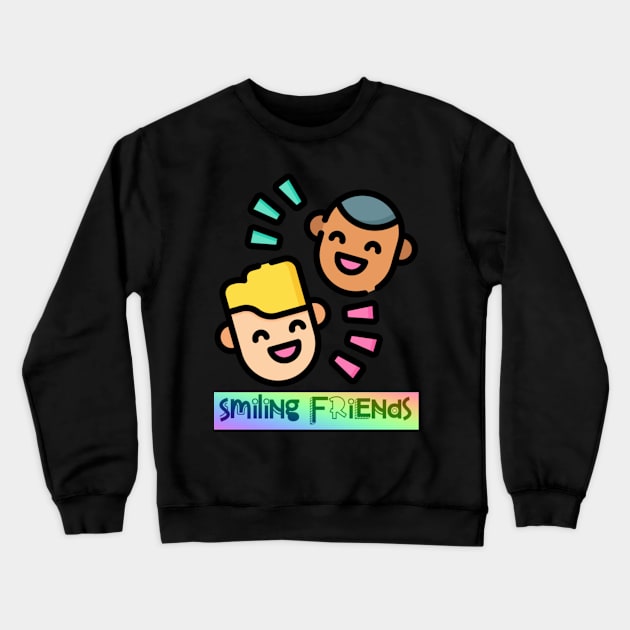 Smiling Friends Crewneck Sweatshirt by Flossy